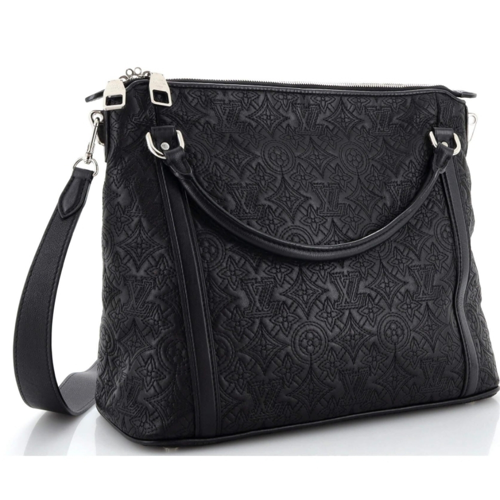 Louis Vuitton Monogram Lambskin Antheia Ixia MM Black